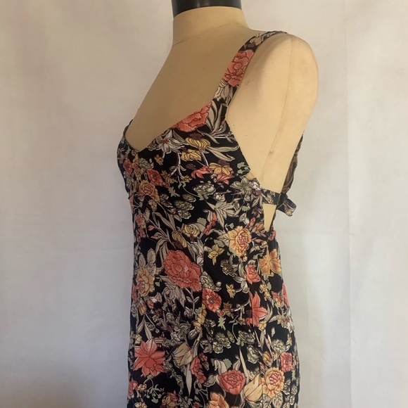 Saltwater Luxe Multicolored Floral Midi Dress size Small - Picture 7 of 10